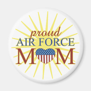 Imán Mamá orgullosa de la fuerza aérea