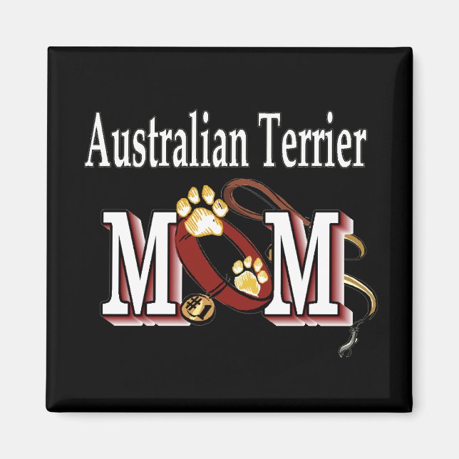 Imán MAMÁ PERRO Terrier Australiano (Frente)