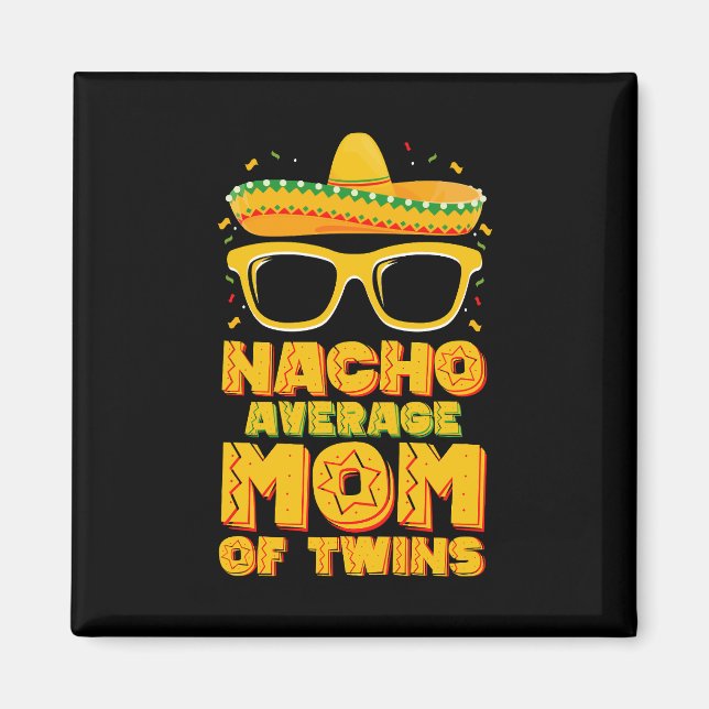 Imán Mamá promedio de gemelos mexicana Cinco de Mayo na (Frente)
