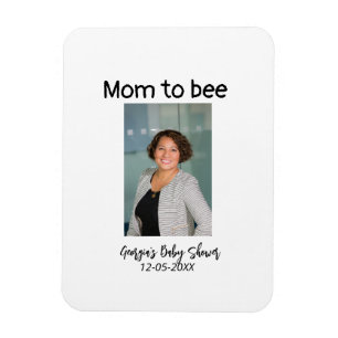 Imán Mamá que va a ser abeja agregar nombre de foto fec