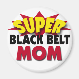 Imán Mamá Super Cinturón Negro
