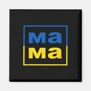 Imán Mamá ucraniana bandera de Ucrania madre orgullosa