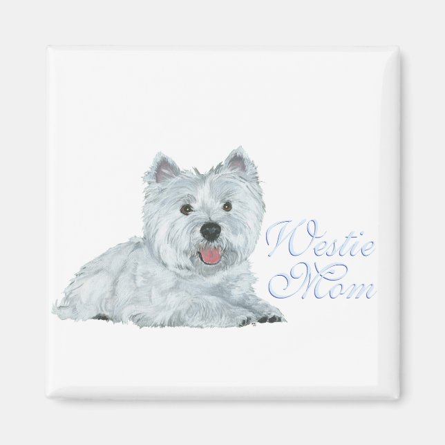 Imán Mamá Westie (Frente)