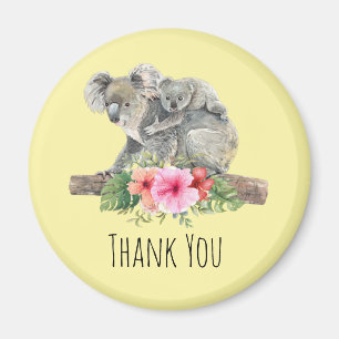 Imán Mamá y bebé Koala tienen una cuberícula acuática g