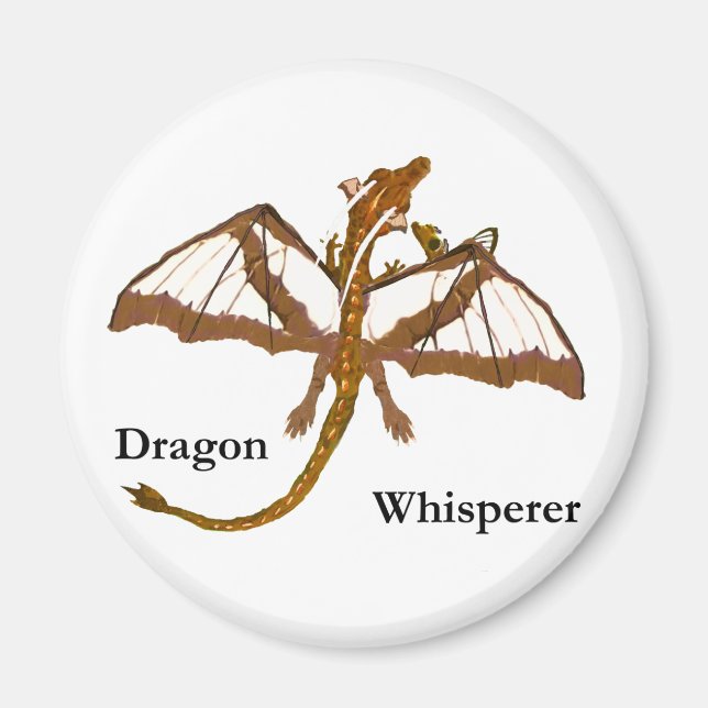 Imán Mamá y los dragones infantiles (Frente)