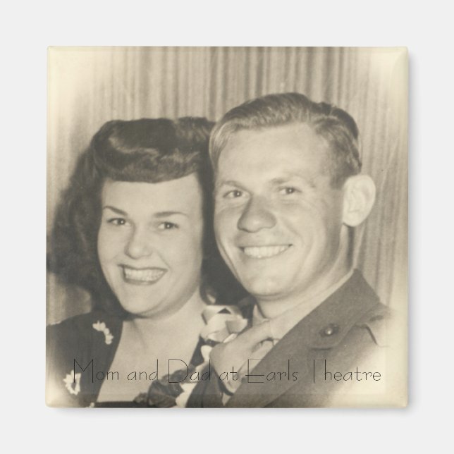 Imán Mamá y papá en el Teatro Earl Carroll, LA (Frente)