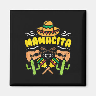 Imán Mamacita Sombrero Cinco De Mayo Fiesta Mexicana Ho