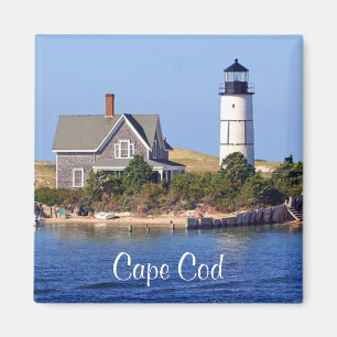 Imán MAMÁES de Cape Cod Faro de arenoso cuello