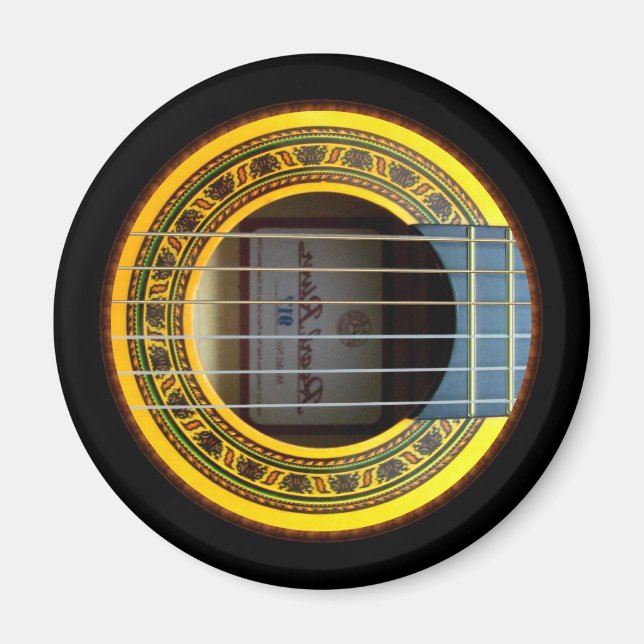 Imán Mamáes de guitarra flamenca por rafi talby (Frente)