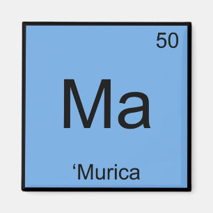 Imán Mamáes - 'Múrica Química Símbolo América Tee