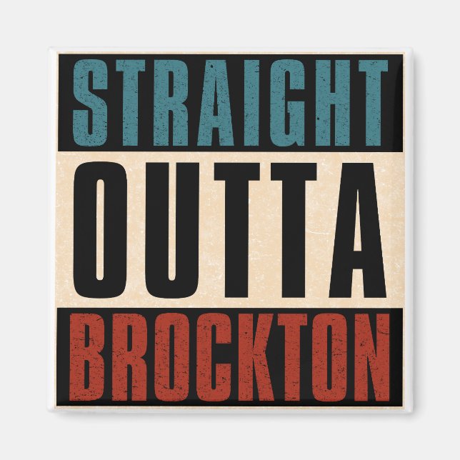 Imán Mamáes Straight Outta Brockton Massachusetts (Frente)