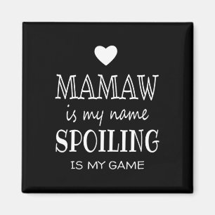 Imán Mamaw Es Mi Nombre Regalos Graciosos Para La Abuel