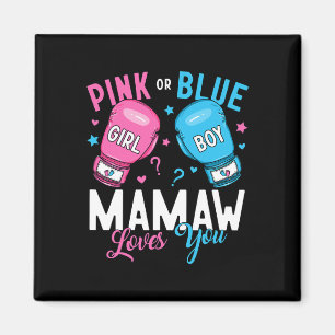 Imán Mamaw Rosa O Azul Te Ama El Boxeo De Género