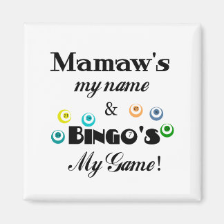 Imán Mamaw y Bingo