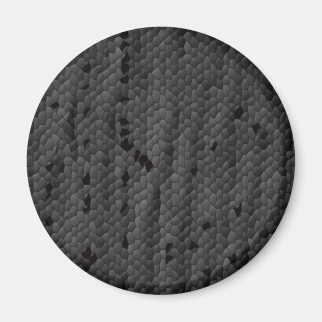 Imán Mamba negra ilustrada, arte (Frente)