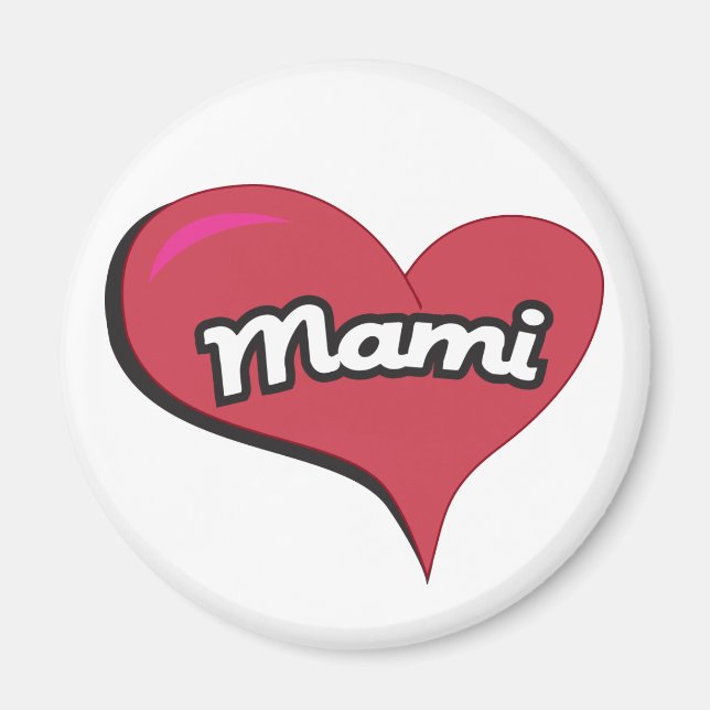 Imán Mami Heart (Frente)