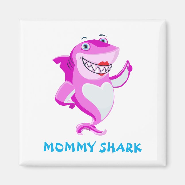Imán Mami Shark (Frente)