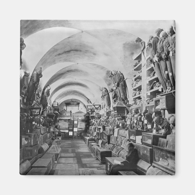 Imán Mamis de la catacomba de Palermo, Italia (Frente)