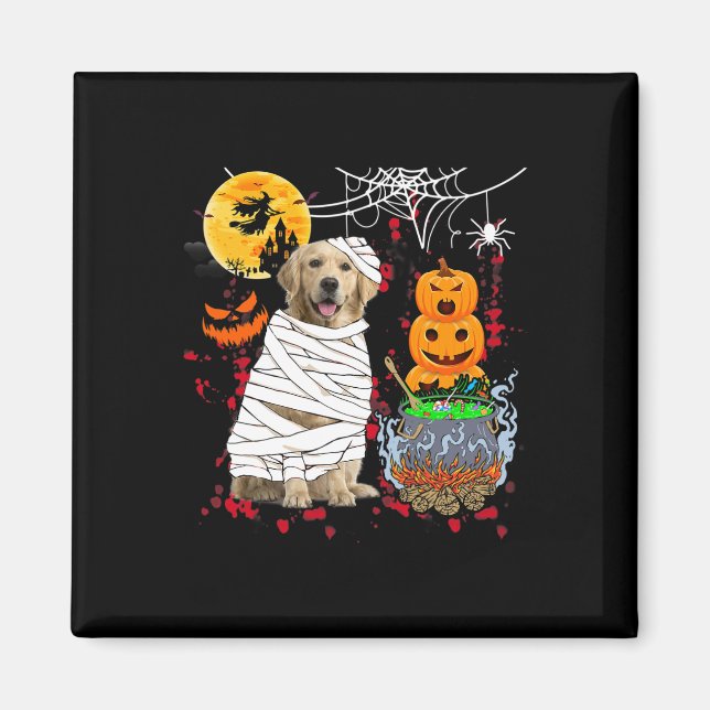 Imán Mamita del perro de la colección de oro de Hallowe (Frente)