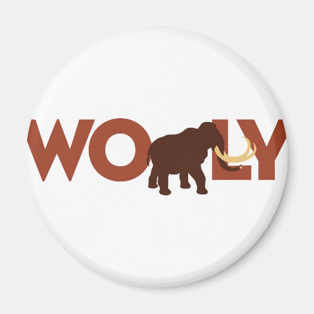 Imán Mamut Wooly (Frente)