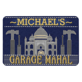 Imán Man Cave Funny Garage Mahal Tools | Nombre persona