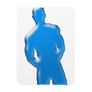 Imán Man Posing Magnet