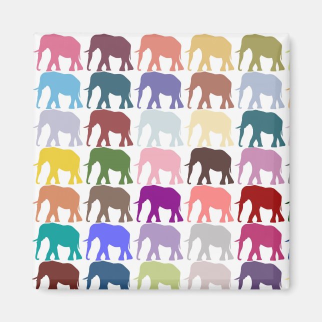 Imán Manada de colores (Frente)