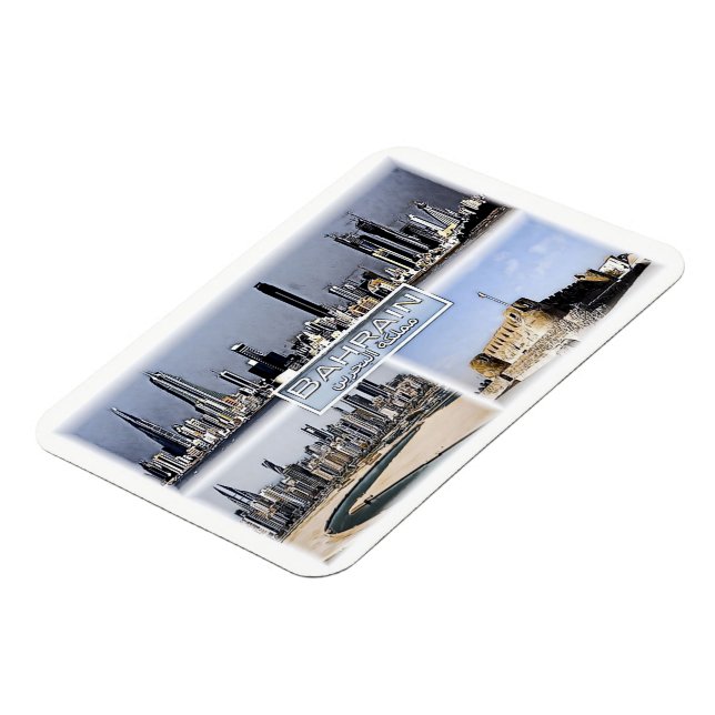 Imán Manama - Bahréin - Mosaico - Magnet (Lado Izquierdo)