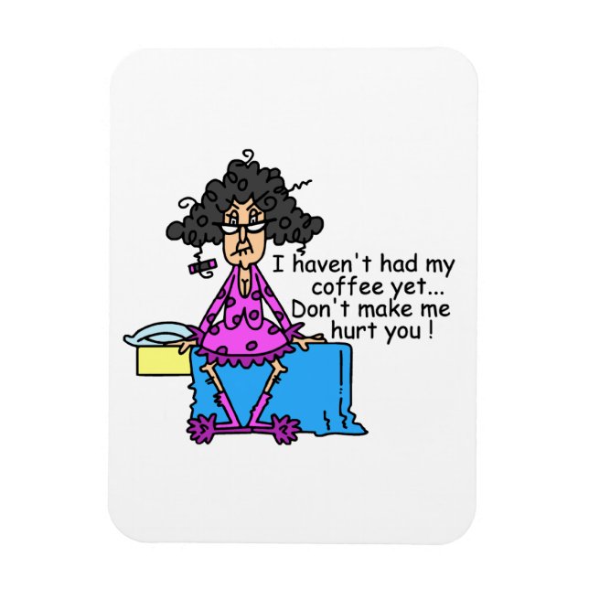 Imán Mañana Antes Del Café Humor (Vertical)