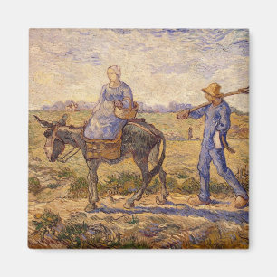 Imán Mañana de Vincent van Gogh el  , saliendo trabaja