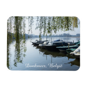 Imán Mañana tranquila de primavera, lago Donk Bélgica