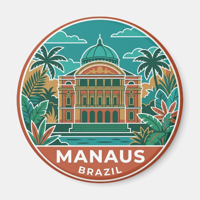 Imán Manaos Brasil (Frente)
