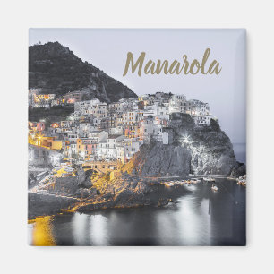 Imán Manarola Cinque Terre Liguria Regalo Bella Artes d