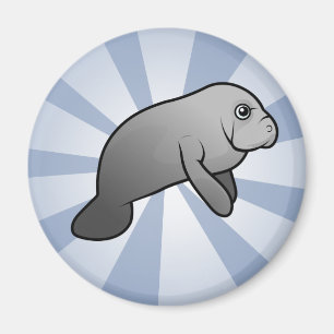 Imán Manatee lindo
