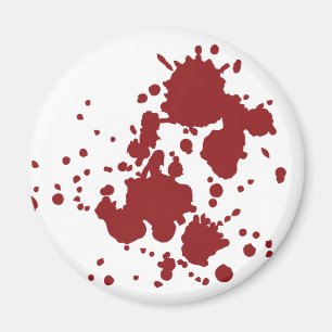 Imán manchas de sangre del horror
