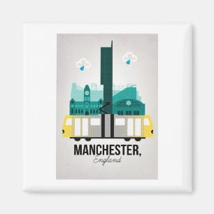 Imán Manchester con tranvía