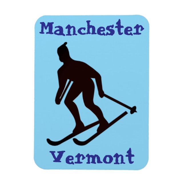 Imán Manchester, VT (Vermont Apres ski Town) (Vertical)