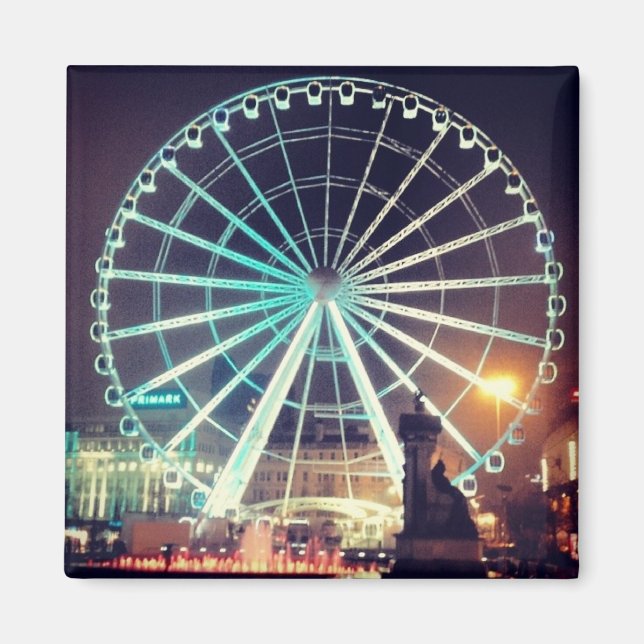 Imán Manchester Wheel Magnet (Frente)