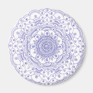 Imán Mandala 6 Round Magnet