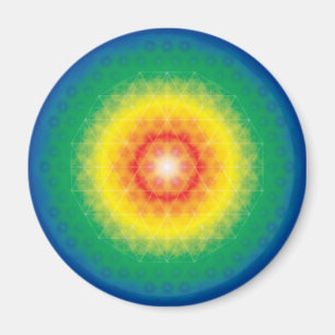 Imán Mandala cristalina
