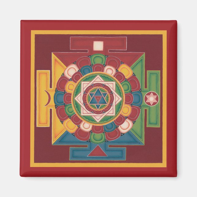 Imán Mandala de MAGNET de los 5 elementos (Frente)