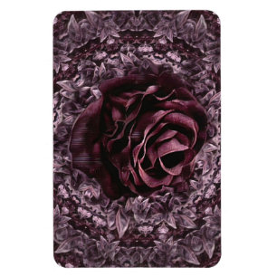 Imán Mandala de rosa 