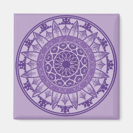Imán Mandala en morado