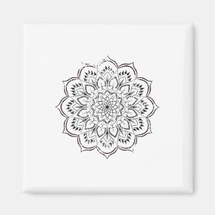 Imán Mandalá Espiritual Afligido Paz Boho Yoga Espíritu