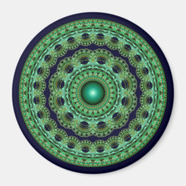 Imán Mandala fractal redondo de hadas