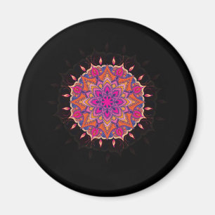 Imán Mandala Geometría Sagrada Prana Art Yoga Mantra Om
