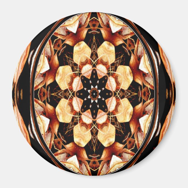 Imán Mandala geométrica sagrada... (Frente)