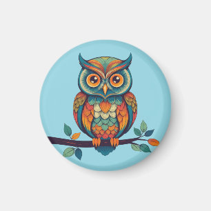 Imán Mandala Owl