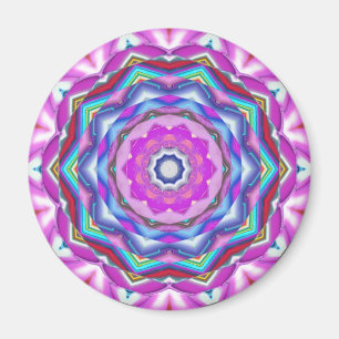 Imán Mandala rosada
