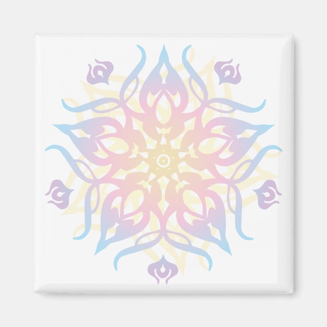 Imán Mandala Sprite Burst (Frente)